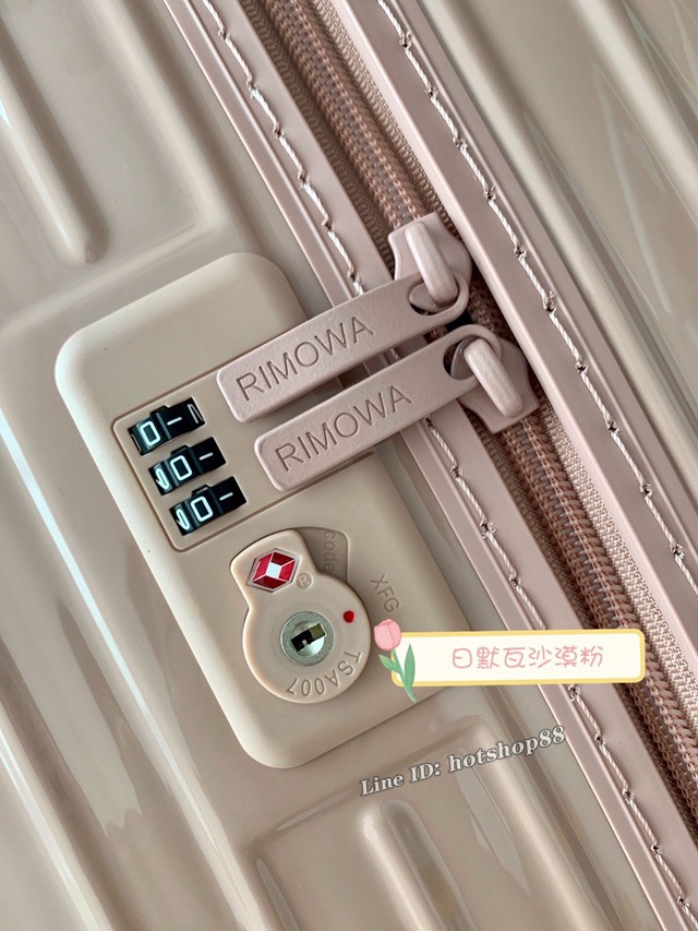 RIMOWA行李箱四輪拉杆箱 日默瓦Trunk方胖子運動版pc款TFBOYS易烊千璽代言彩色行李箱 gdx1539